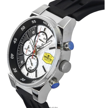 Invicta Racing Chronograph Silikonrem White Dial Quartz 47736 Herrklocka