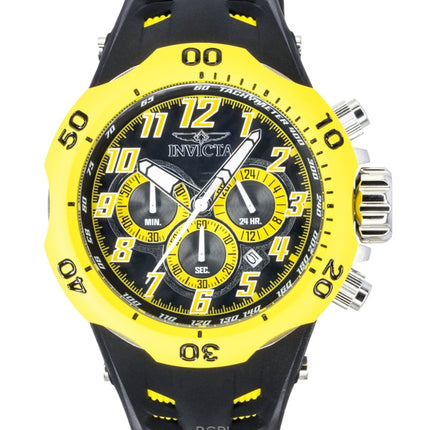 Invicta Venom Hydra GMT Kronograf Silikonarmband Svart Urtavla Quartz 48236 200M Herrklocka