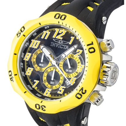 Invicta Venom Hydra GMT Kronograf Silikonarmband Svart Urtavla Quartz 48236 200M Herrklocka