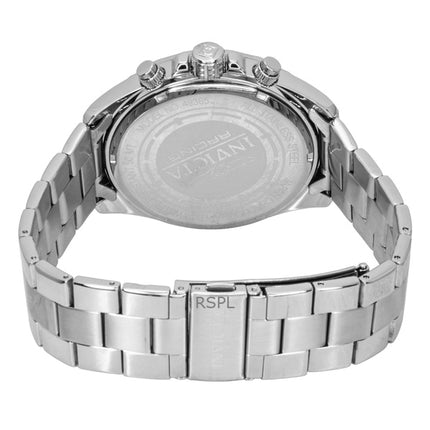 Invicta Speedway Chronograph GMT rostfritt stål svart urtavla kvarts 49365 herrklocka