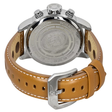 Invicta S1 Rally Zager Exklusiv Kronograf Läderarmband Quartz 90102 100M Herrklocka