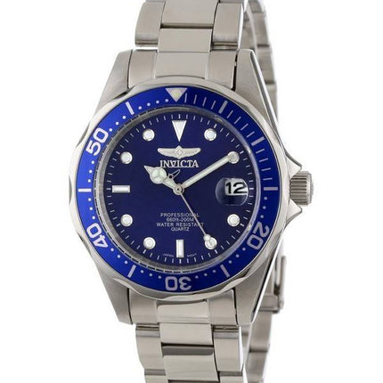 Invicta Pro Diver 200M kvarts blå ratten INV9204/9204 mäns klocka