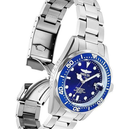 Invicta Pro Diver 200M kvarts blå ratten INV9204/9204 mäns klocka
