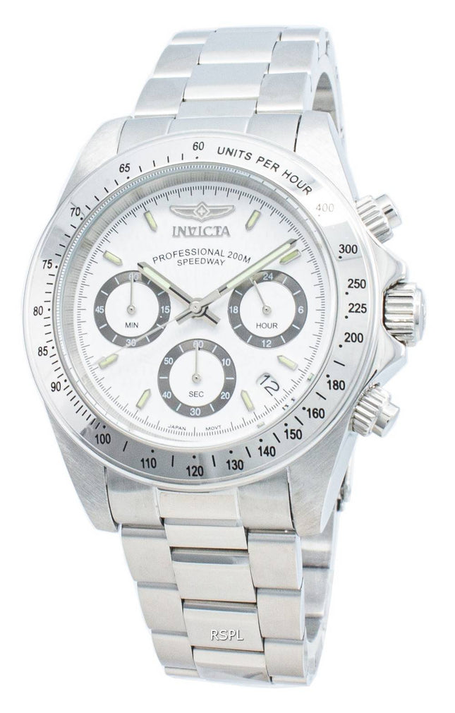 Invicta Speedway 200M Chronograph White Dial 9211 Herrklocka