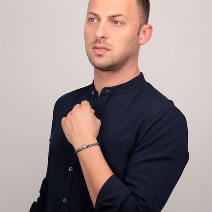 Maserati Jewels rostfritt stål och keramiskt armband JM420ATI01 för män