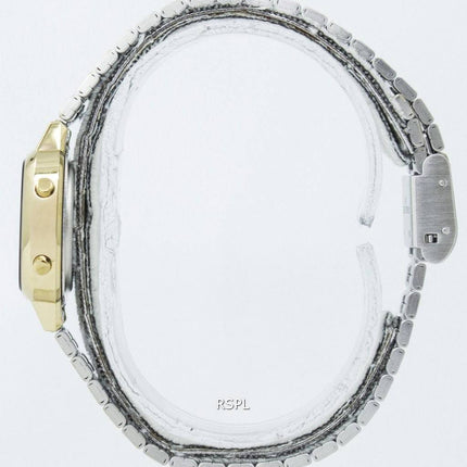 Casio Digital rostfritt stål larm Timer LA670WGA-1DF LA670WGA-1 kvinnors klocka