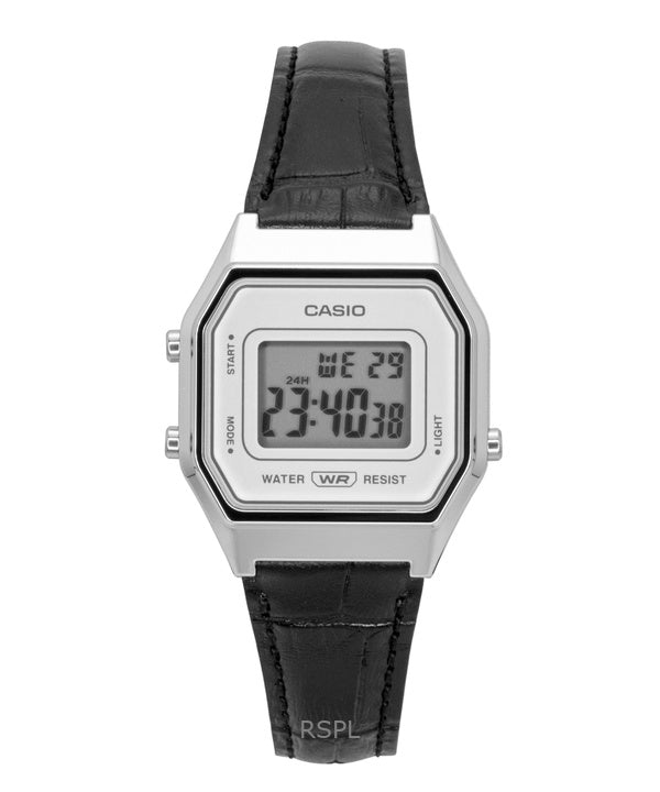 Casio Vintage Digital Läderarmband Quartz LA680WEL-1 Unisexklocka