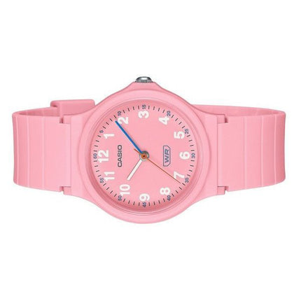 Casio Pop Analog Rosa Biobaserat Resin Armband Rosa Urtavla Quartz LQ-24B-4B Damklocka