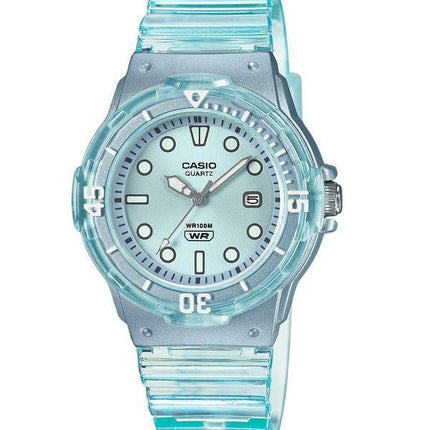 Casio POP Analog Resin Armband Blå Urtavla Translucent Quartz LRW-200HS-2EV 100M Damklocka