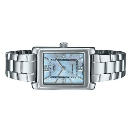 Casio Standard Analog Rostfritt Stål Pärlemorurtavla Quartz LTP-1234DS-2A Damklocka