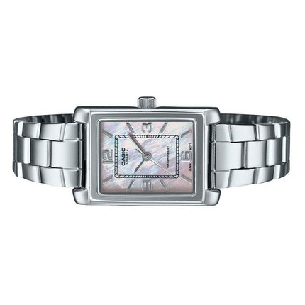 Casio Standard Analog Rostfritt Stål Pärlemorurtavla Quartz LTP-1234DS-4A Damklocka