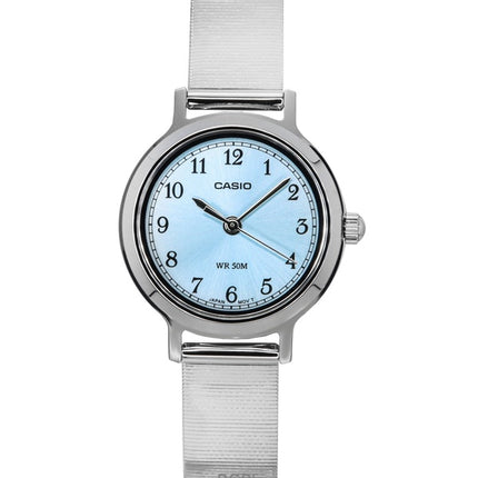 Casio Standard Analog Rostfritt Stål Blå Urtavla Quartz LTP-B170D-2BV Damklocka