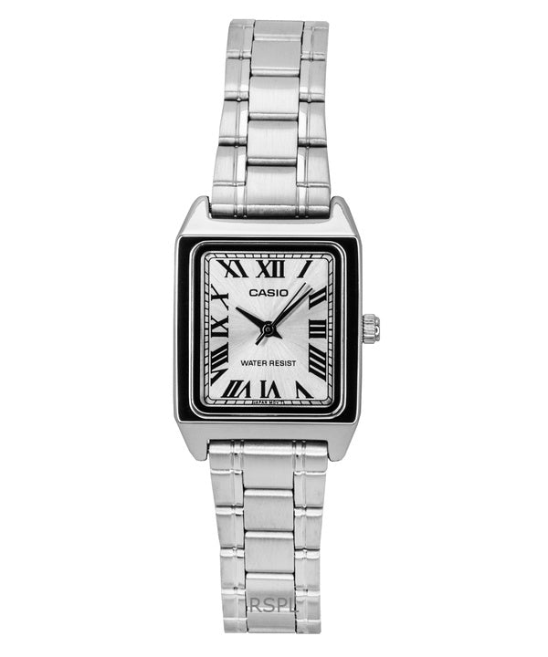 Casio Standard Analog Rostfritt Stål Silverfärgad Urtavla Quartz LTP-V007D-7B Damklocka
