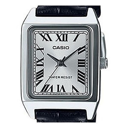 Casio Standard Analog Läderrem Silver Urtavla Quartz LTP-V007L-7B1 Damklocka