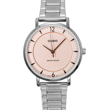 Casio Standard Analog Rostfritt stål Laxurtavla Quartz LTP-VT04D-4A Damklocka