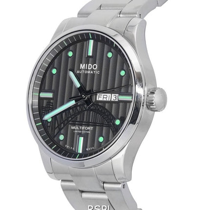 Mido Multifort IBA Limited Edition Antracit Urtavla Automatisk M005.430.11.061.81 M0054301106181 100M Herrklocka