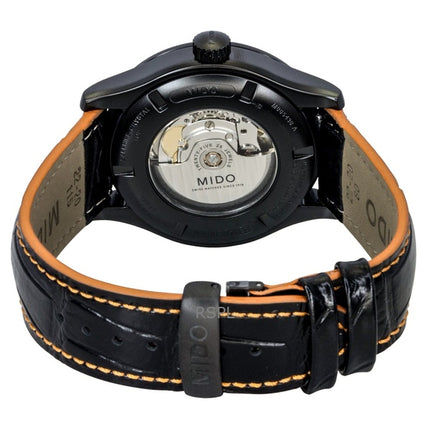 Mido Multifort Special Edition Herrklocka med Läderarmband, Svart Urtavla, Automatisk M005.430.36.051.80 100M, Extra Armband