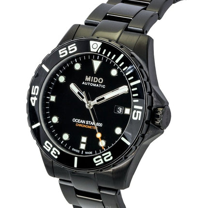 Mido Ocean Star 600 Special Edition Svart Urtavla Automatisk Dykarklocka M026.608.33.051.00 600M Herrklocka Med Extra Armband
