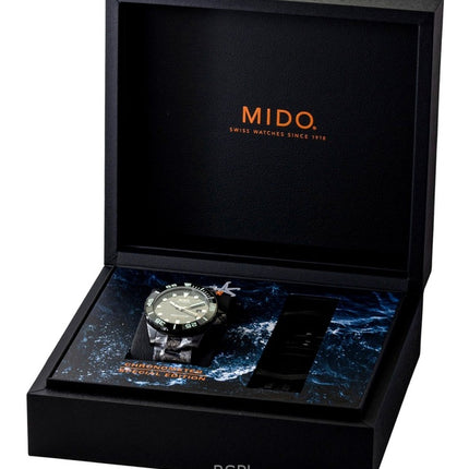 Mido Ocean Star 600 Special Edition Svart Urtavla Automatisk Dykarklocka M026.608.33.051.00 600M Herrklocka Med Extra Armband