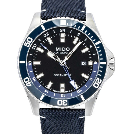 Mido Ocean Star GMT tygrem svart urtavla automatisk dykarklocka M026.629.17.051.00 200M herrklocka