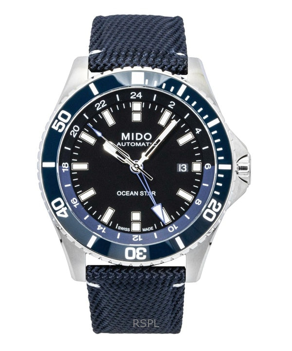Mido Ocean Star GMT tygrem svart urtavla automatisk dykarklocka M026.629.17.051.00 200M herrklocka