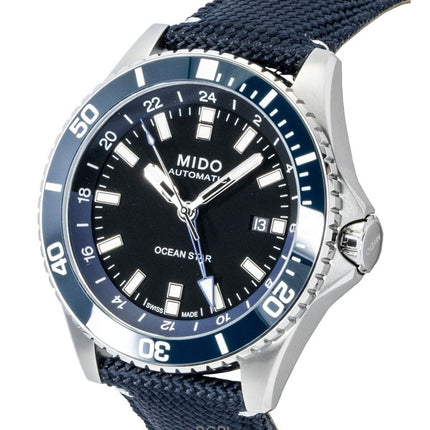 Mido Ocean Star GMT tygrem svart urtavla automatisk dykarklocka M026.629.17.051.00 200M herrklocka