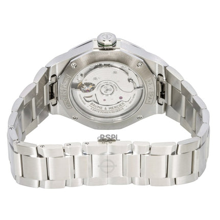 Baume &amp; Mercier Riviera rostfritt stål grön urtavla automatisk M0A10770 100M herrklocka