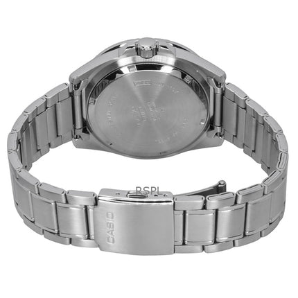 Casio Standard Analog Rostfritt Stål Svart Urtavla Quartz MDV-107D-1A1 200M Herrklocka