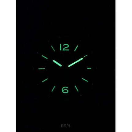 Fossil Heritage rostfritt stål svart urtavla Automatisk ME3223 unisexklocka