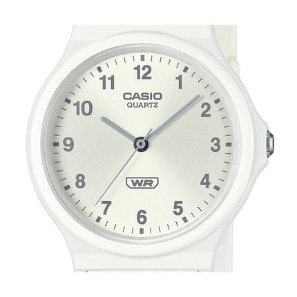 Casio POP Analog Bio Based Resin Armband Silver Urtavla Quartz MQ-24B-7B unisexklocka