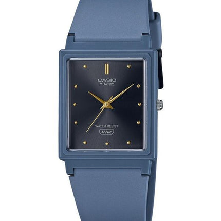 Casio POP Analog Blue Resin Armband Svart Urtavla Quartz MQ-38UC-2A2 Damklocka