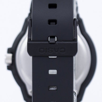 Casio Quartz Analog 100M svart harts rem MRW-200H-1BVDF MRW-200H-1BV mäns klocka