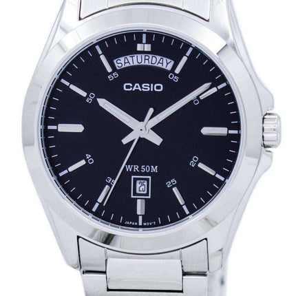 Casio Quartz MTP-1370D-1A1V MTP1370D-1A1V Herrklocka