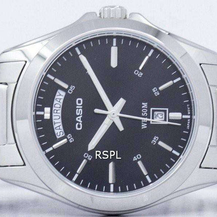 Casio Quartz MTP-1370D-1A1V MTP1370D-1A1V Herrklocka