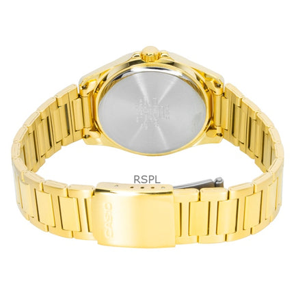 Casio Standard Analog Guldton Rostfritt Stål Svart Urtavla Quartz MTP-1370G-1AV Herrklocka