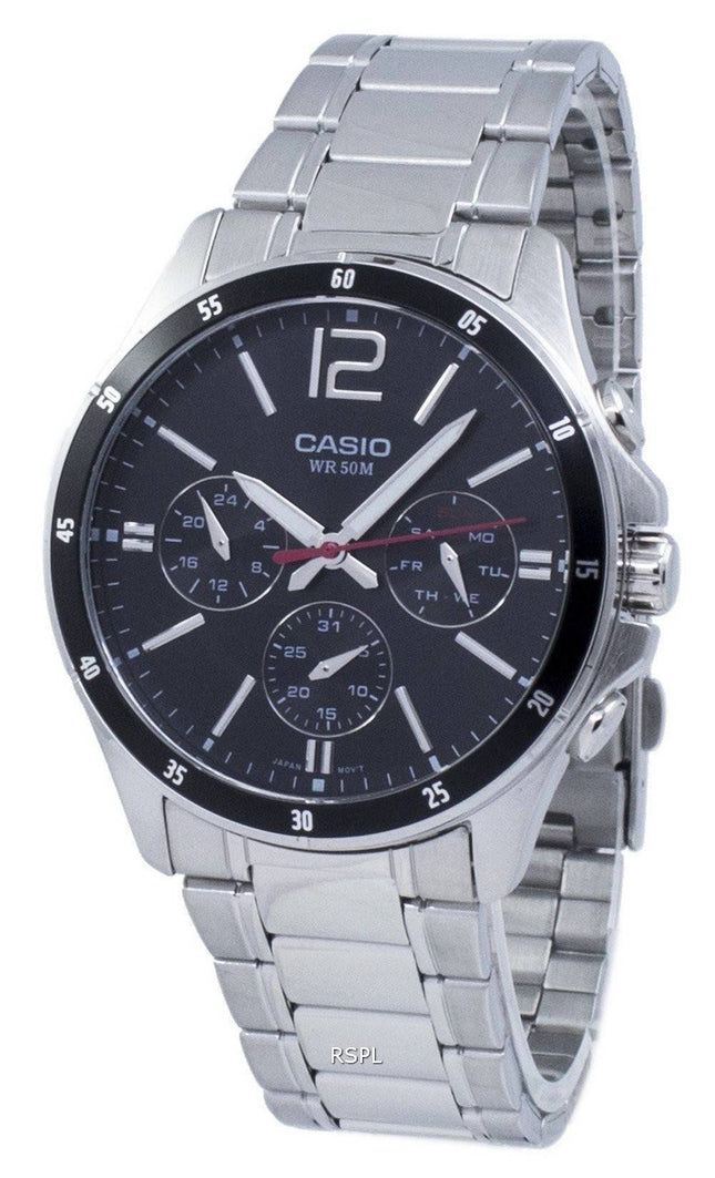 Casio Enticer Analog Quartz MTP-1374D-1AV MTP1374D-1AV mäns klockor