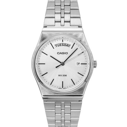 Casio Standard Analog Rostfritt stål Silver Urtavla Quartz MTP-B146D-7AV herrklocka