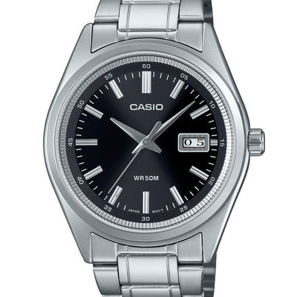 Casio Standard Analog Rostfritt Stål Svart Urtavla Quartz MTP-B180D-1A1V Herrklocka