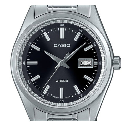 Casio Standard Analog Rostfritt Stål Svart Urtavla Quartz MTP-B180D-1A1V Herrklocka