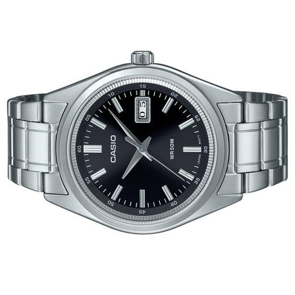 Casio Standard Analog Rostfritt Stål Svart Urtavla Quartz MTP-B180D-1A1V Herrklocka