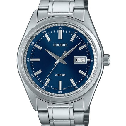 Casio Standard Analog Rostfritt Stål Blå Urtavla Quartz MTP-B180D-2AV herrklocka