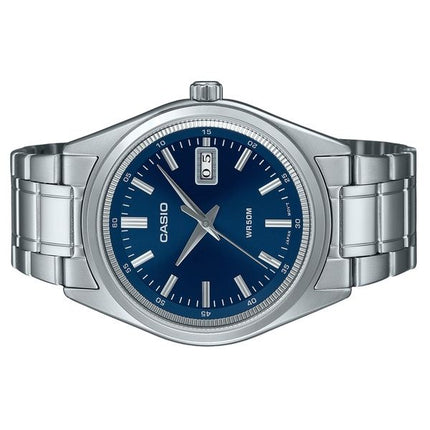 Casio Standard Analog Rostfritt Stål Blå Urtavla Quartz MTP-B180D-2AV herrklocka