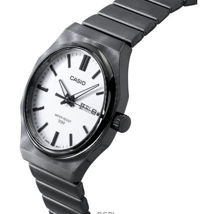 Casio Standard Analog Rostfritt stål Silver Urtavla Quartz MTP-E735B-7AV herrklocka