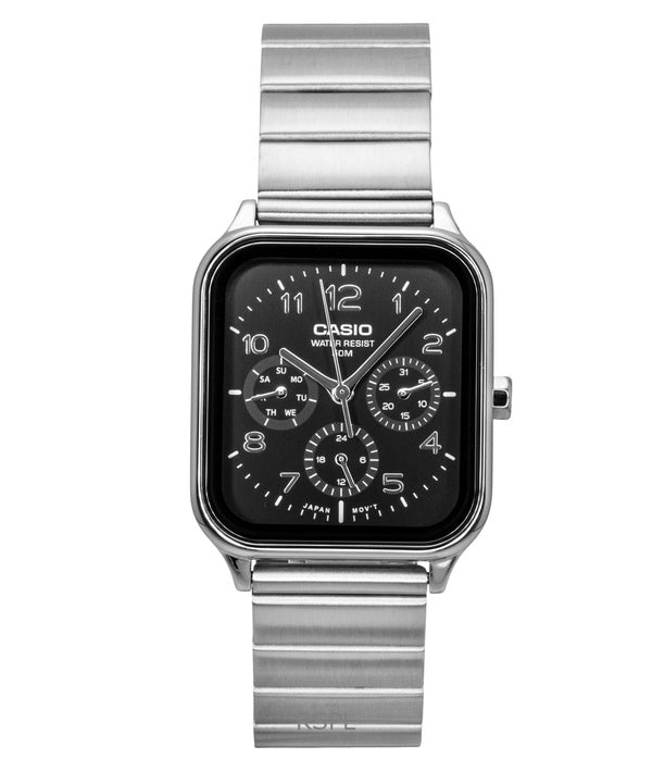 Casio Standard Analog Rostfritt Stål Svart Urtavla Quartz MTP-M306D-1AV Herrklocka