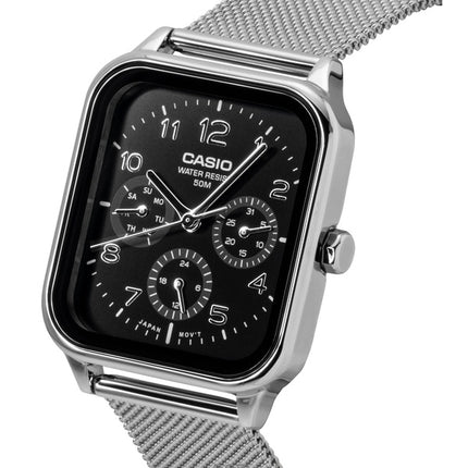 Casio Standard Analog Rostfritt Stål Svart Urtavla Quartz MTP-M306M-1AV Herrklocka