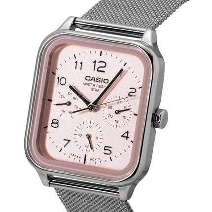 Casio Standard Analog Rostfritt Stål Laxfärgad Urtavla Quartz MTP-M306M-4AV Herrklocka
