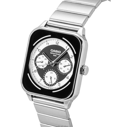 Casio Standard Analog Rostfritt Stål Svart Och Vit Urtavla Quartz MTP-M307D-1BV Herrklocka