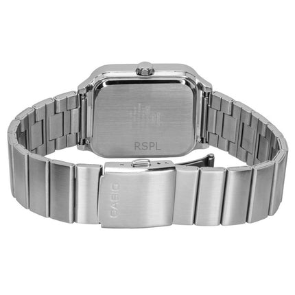 Casio Standard Analog Rostfritt Stål Grön Och Vit Urtavla Quartz MTP-M307D-3BV Herrklocka