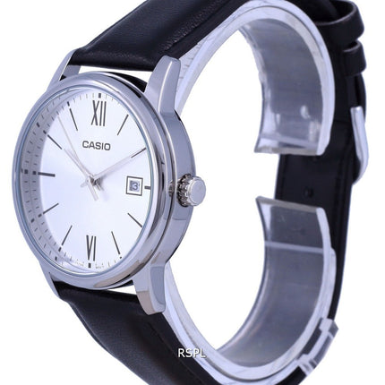 Casio Silver Dial Rostfritt stÃ¥l Analog kvarts MTP-V002L-7B3 MTPV002L-7 Herrklocka