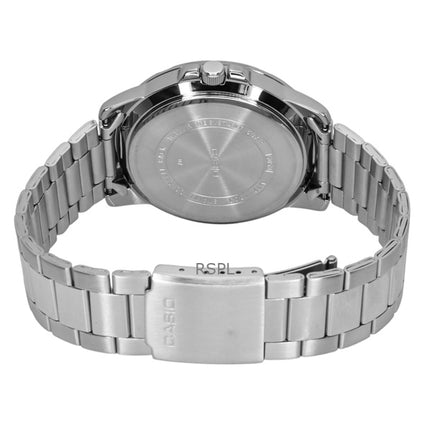 Casio Enticer analog rostfritt stål blå urtavla kvarts MTP-VD01D-2BV herrklocka